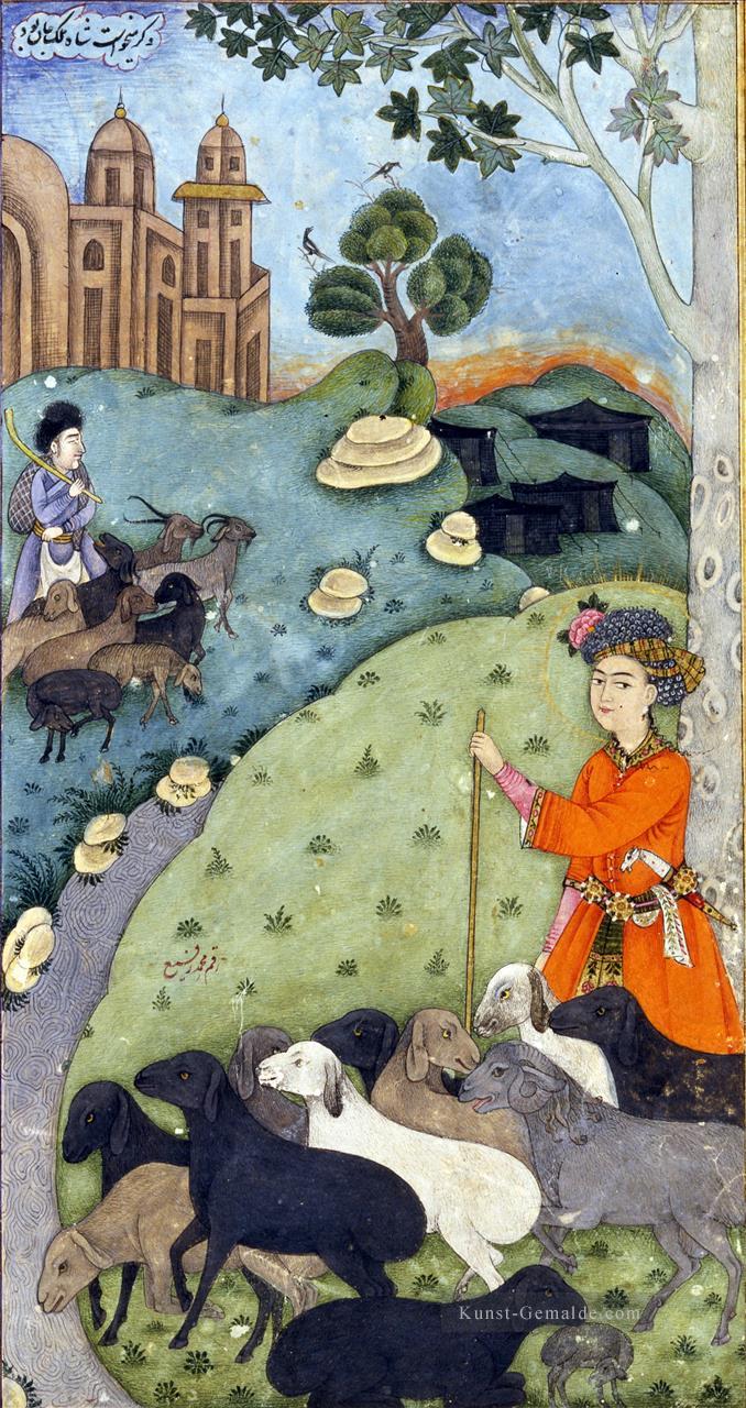 Yusuf som faarehyrde Bukhar Religiosen Islam Ölgemälde